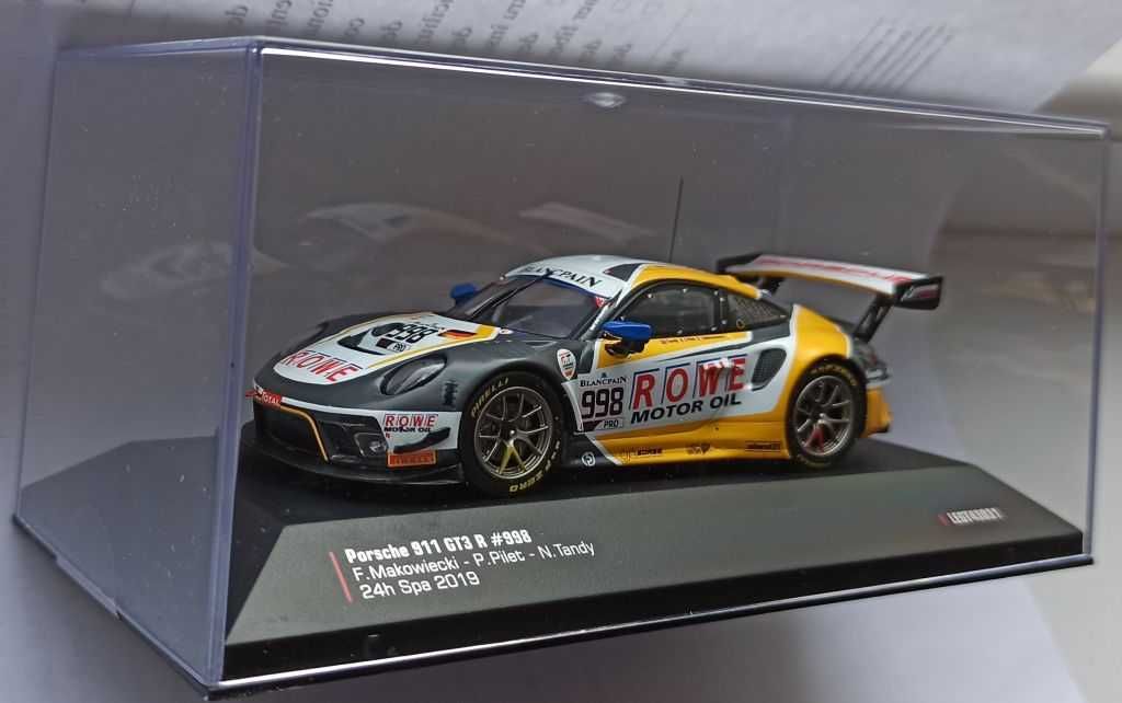 Macheta Porsche 911 GT3 R 2nd 24h Spa 2019 - IXO Premium 1/43