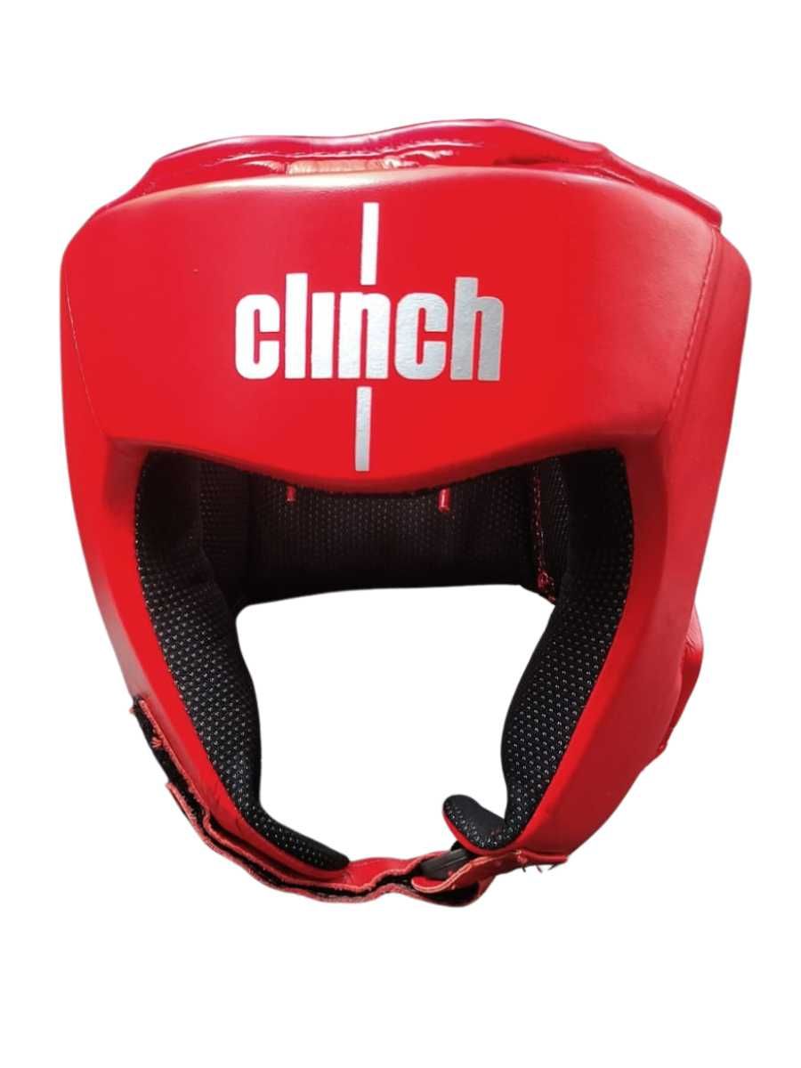 Шлем боксерский Clinch, оригинал синий красный, размер M/L