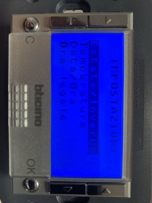 Cronotermostat Bticino, aer conditionat, centrale termice