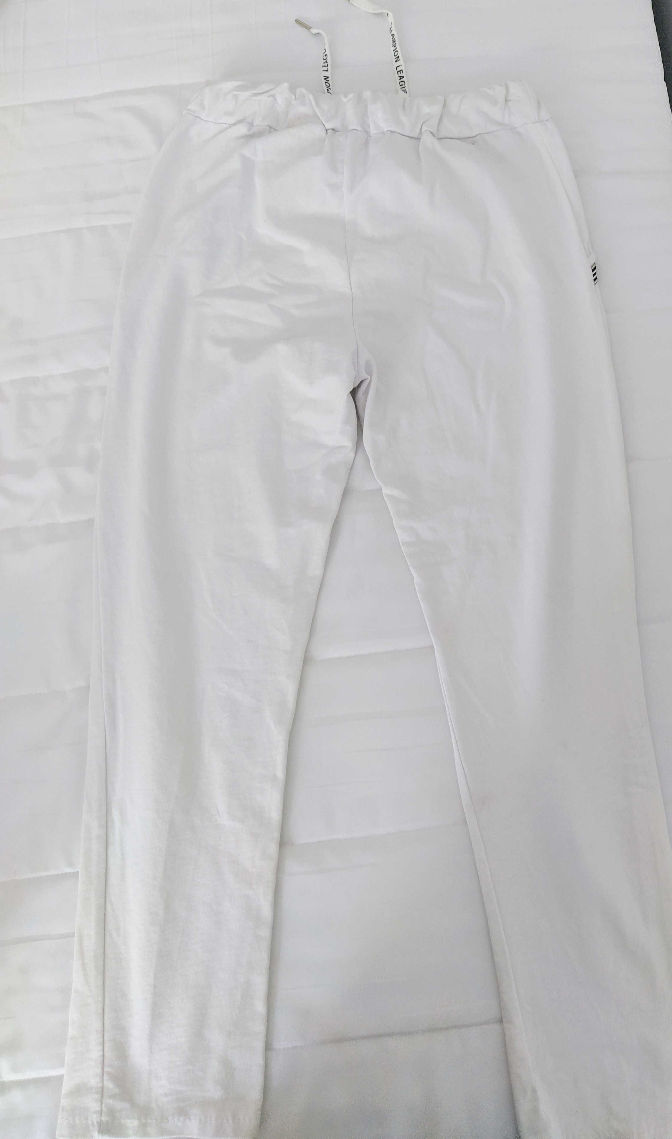 Pantaloni albi eleganti, casual, Ziggo