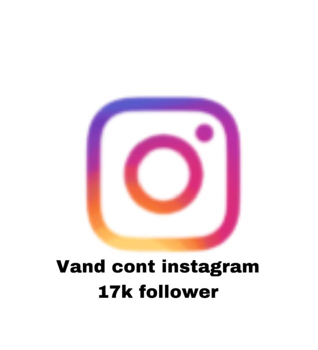 Se vinde cont instagram 17k followers