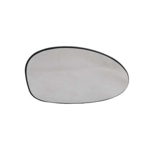 Geam oglinda Bmw Seria 1, 09.2004-10.2009, Seria 3, Coupe/Cabrio 05.1999-09.2006 model M3, Seria 3, 11.2004-08.2008, partea Dreapta, culoare sticla crom, sticla convexa, cu incalzire,