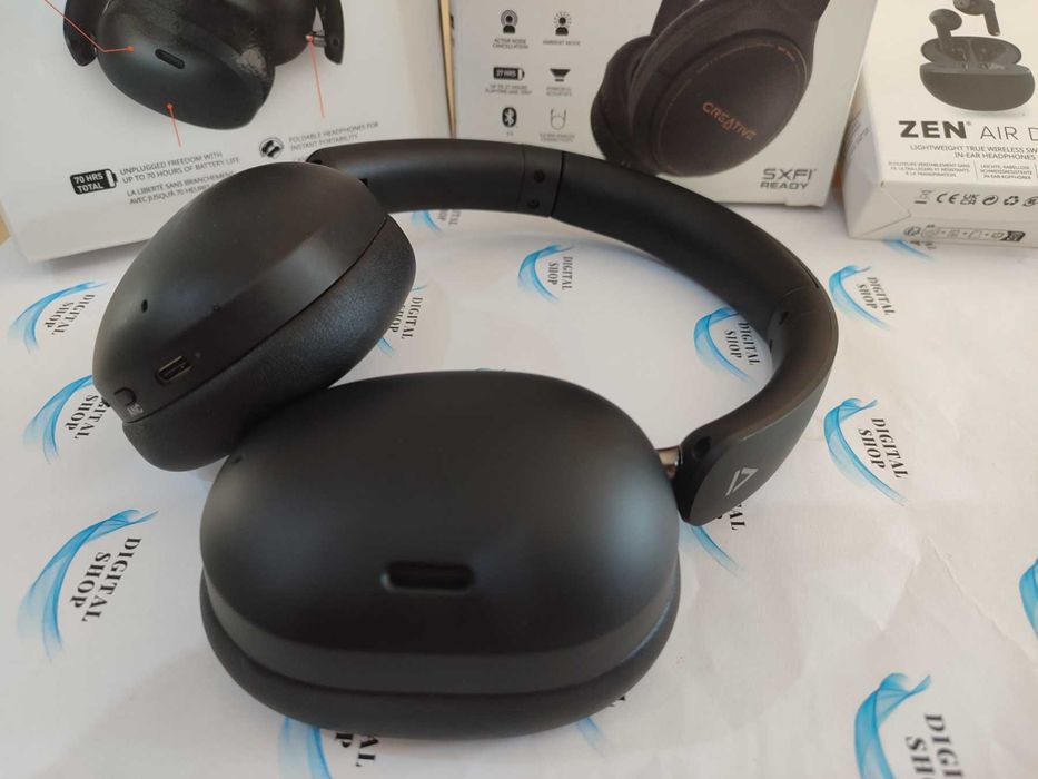 Creative Zen Hybrid Gen 2 Безжични слушалки с ANC и до 100 часа, Черен