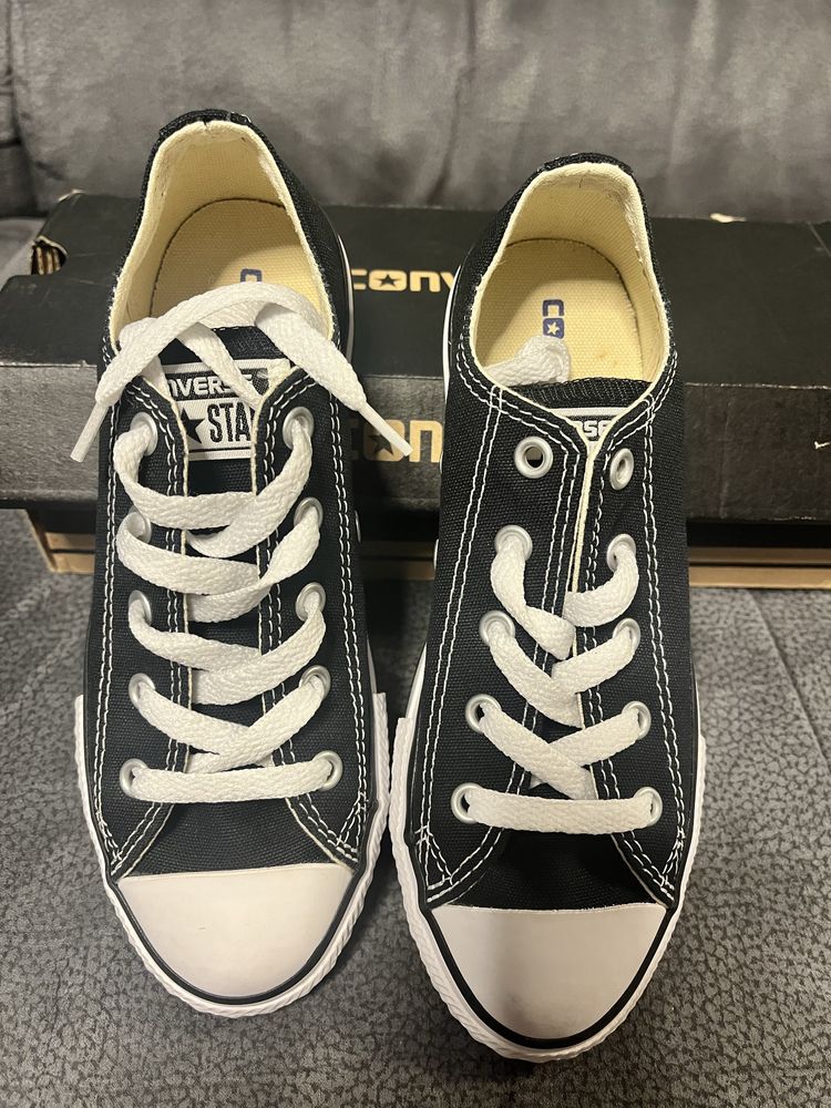 Converse черен нисък