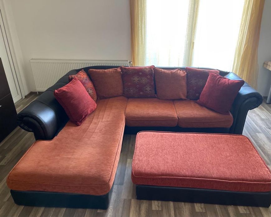 Coltar piele cu stofa 2,7/2,2