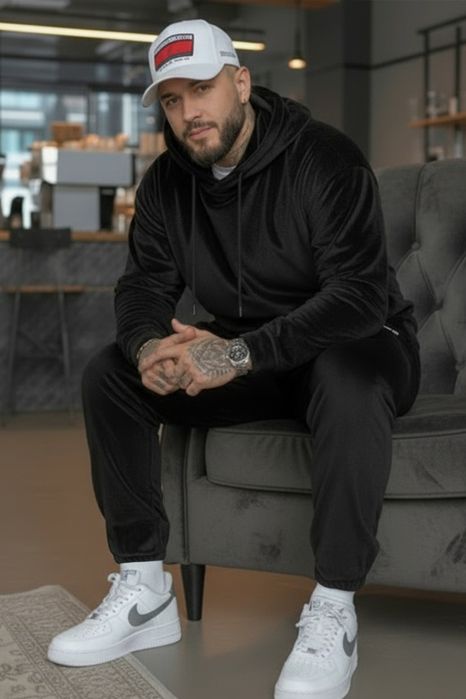 Trening Catifea Essential Negru