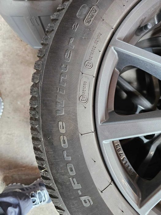 jante + cauciucuri iarna bfgoodrich 215/65/R17 (kodiaq,Q5.tarraco,etc)