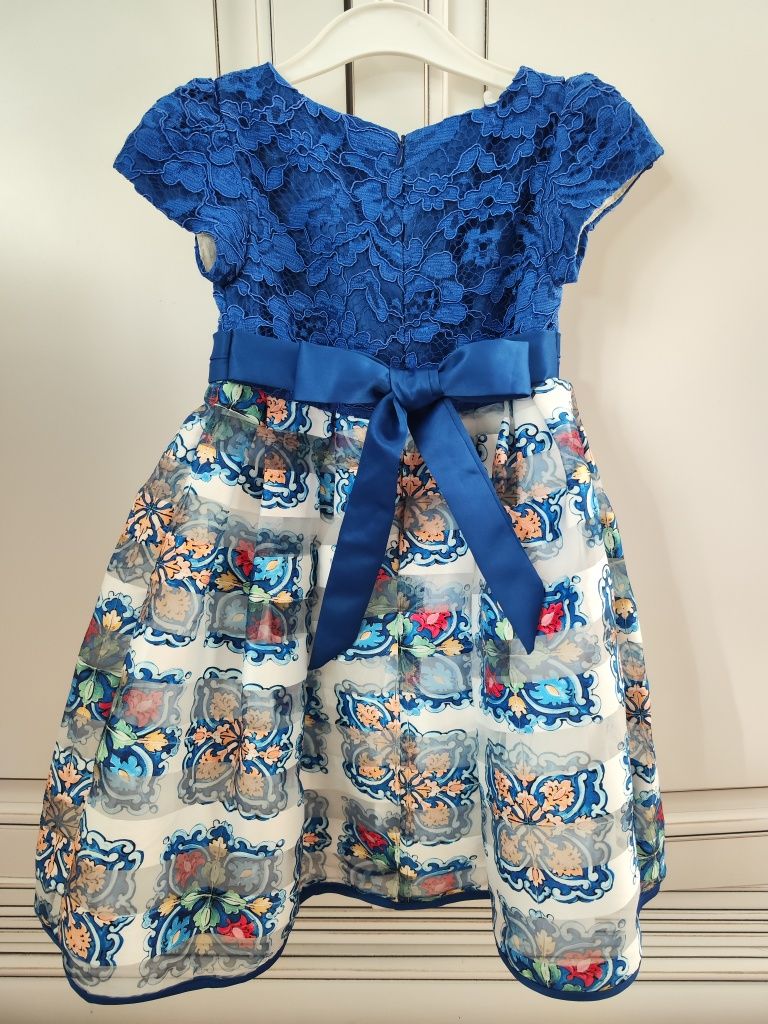 Rochiță eleganta, mărime 4-5 ani, albastru