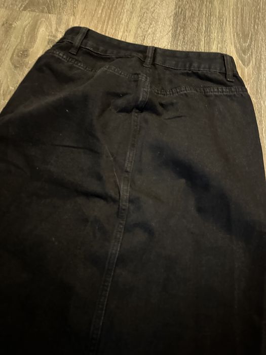 Дамска дънкова черна пола