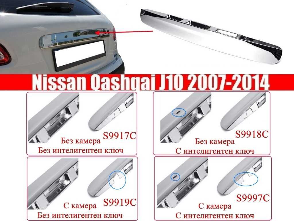 Дръжка (лайстна) за багажник на Nissan Qashqai J10