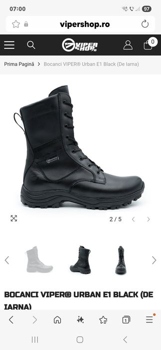 Vând bocanci piele marca Viper
