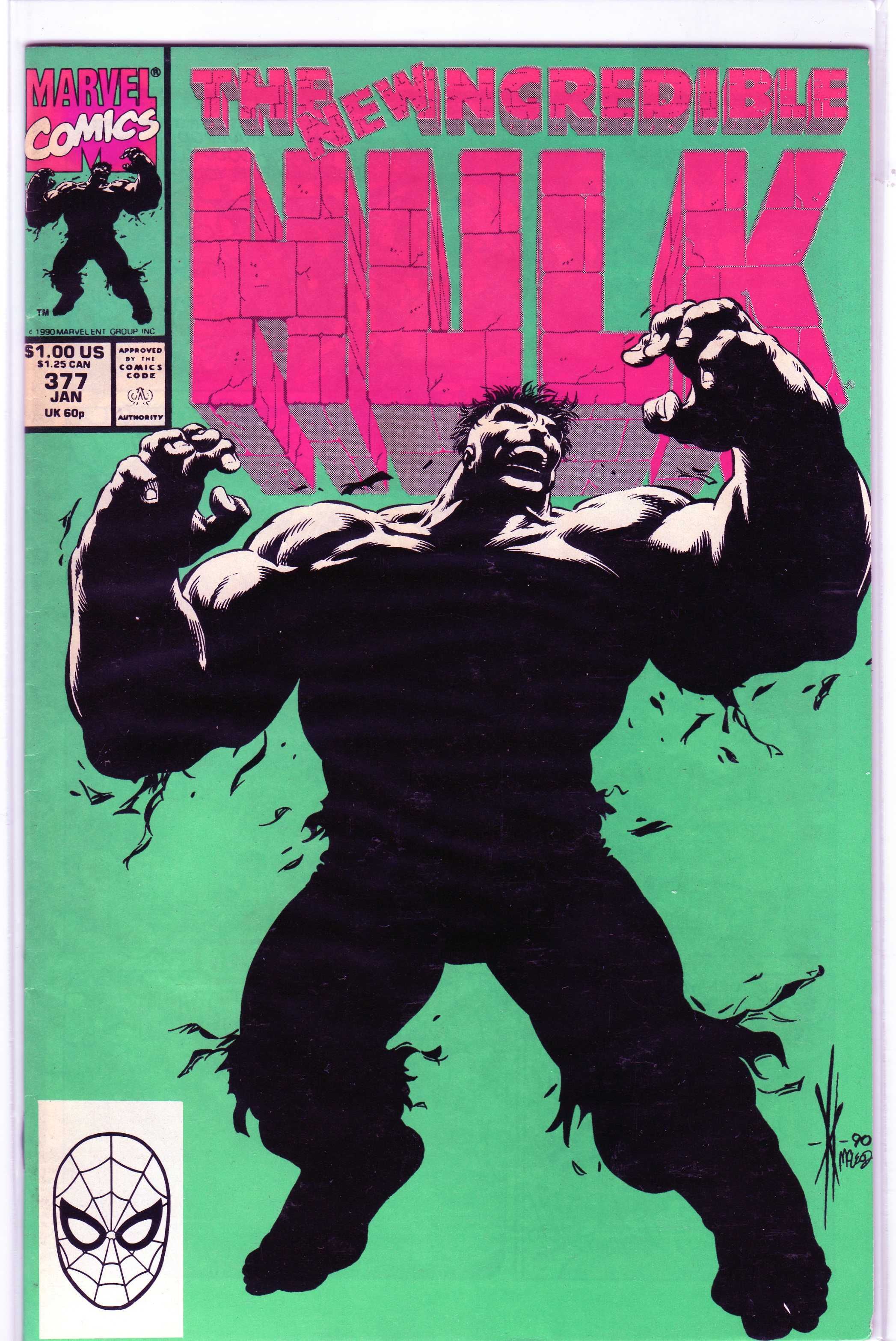 The Incredible Hulk #377 1st New Hulk GreyGreen Merge - Bezi desenate