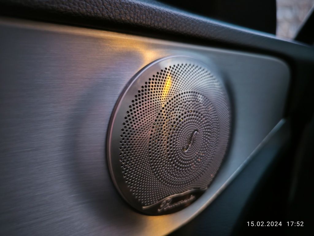 burmester audio mercedes w205 chrome matt