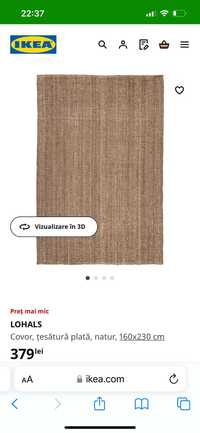 covoare iuta ikea dimensiuni 160x230 si 133x195