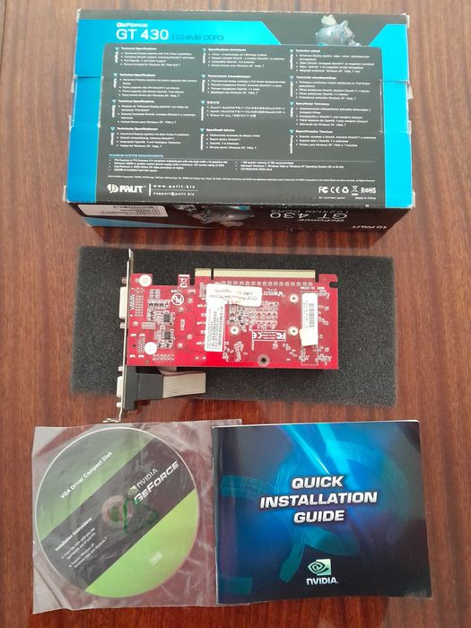 Видео карта NVIDIA GT430 PALIT