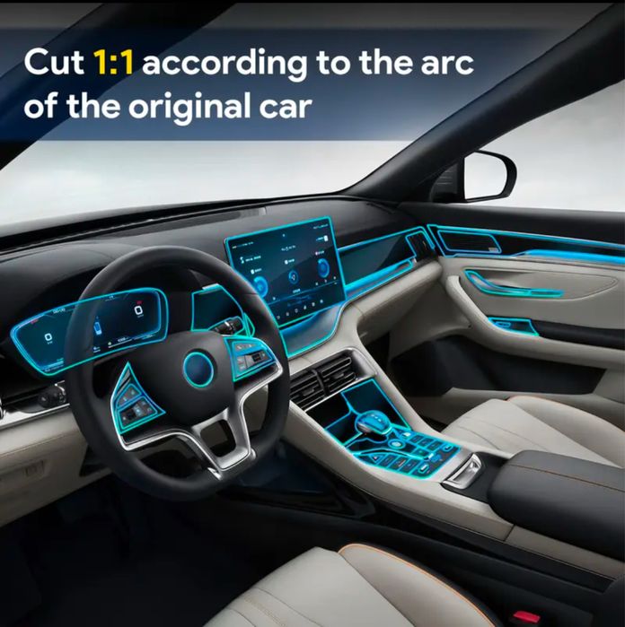 Защитная бронипленка от царапин TPU для салона автомобиля