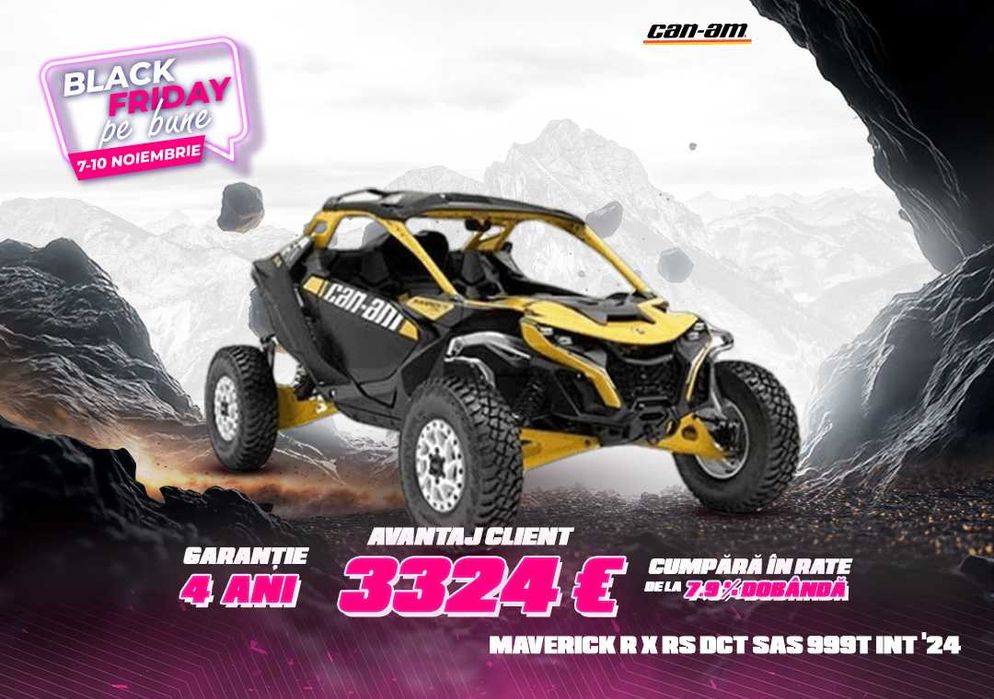 SXS Can-Am Maverick R X RS DCT SAS 999T INT '24