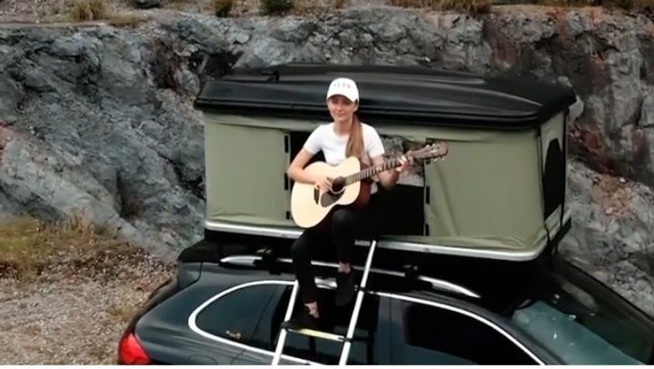 Палатка за покрив на лек автомобил, джип, кемпер и каравана