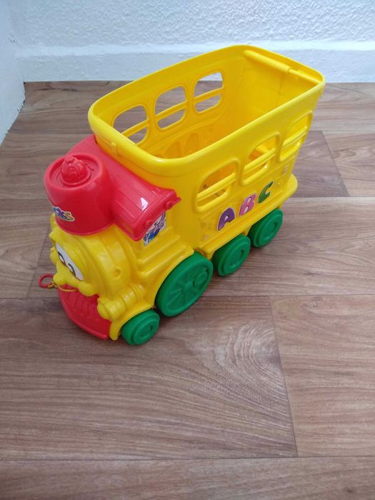 Детско влакче/камионче за теглене с колелца за дете от 1 -3 годинки
