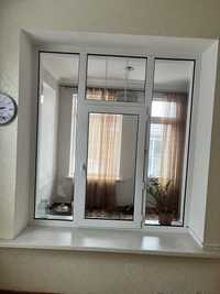 Продам металопластиковые окно и дверь фирмы Rehau