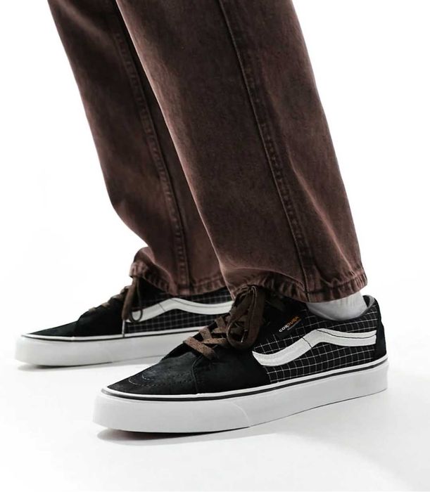 Нови мъжки кецове - VANS Cordura, Sk8-low Black,  номер 44