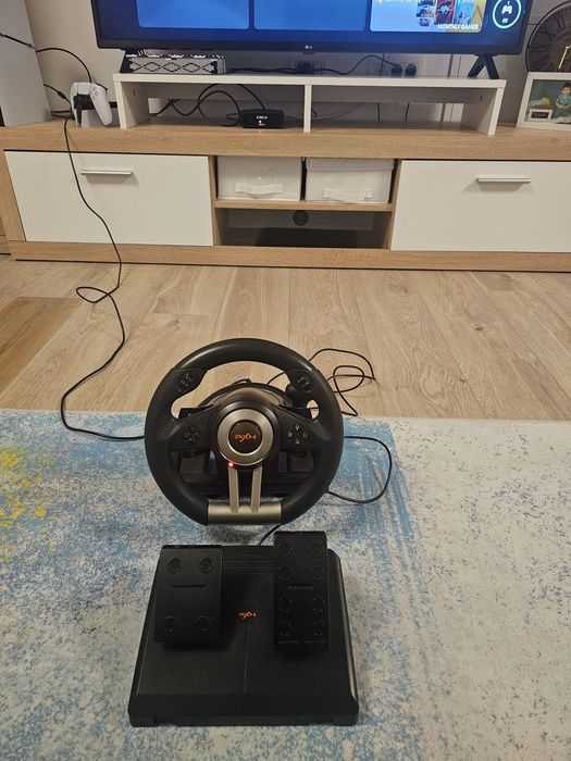 Volan gaming cu pedale, PXN-V3, PC / PS3 / PS4 / XBOX ONE / SWITCH