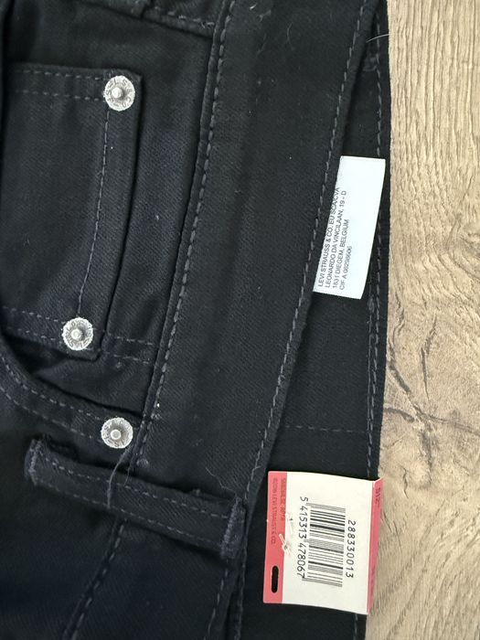 Blugi LEVIS 512 Slim Negru Barbati | Marime 33 x 34 (Talie 85 cm)