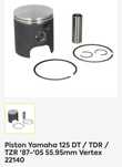 Piston Yamaha 125 DT / TDR / TZR '87-'05 55.95mm Vertex 22140