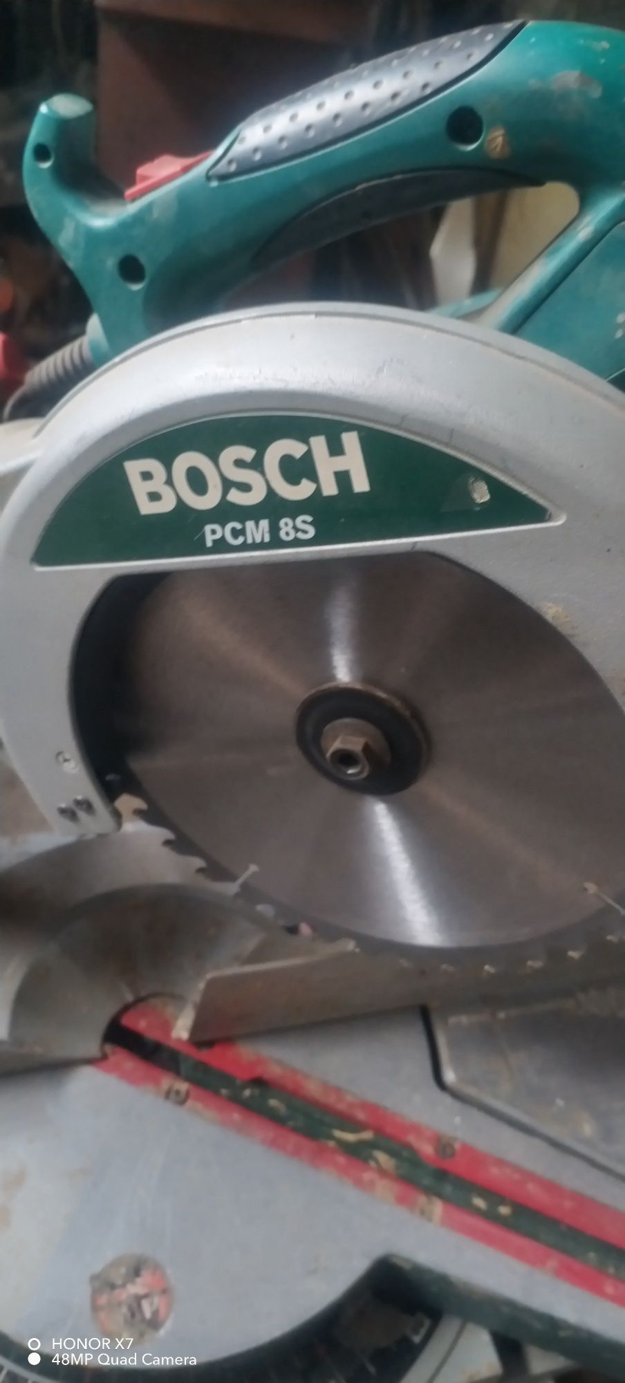Bosch PCM 8 - Fierastrau circular stationar, 1200 W, 216 mm, ghidaj la