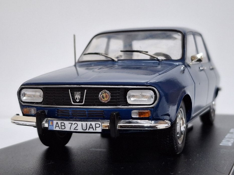 Macheta dacia 1300 bleu 68 scara 1:24 hachette modificata