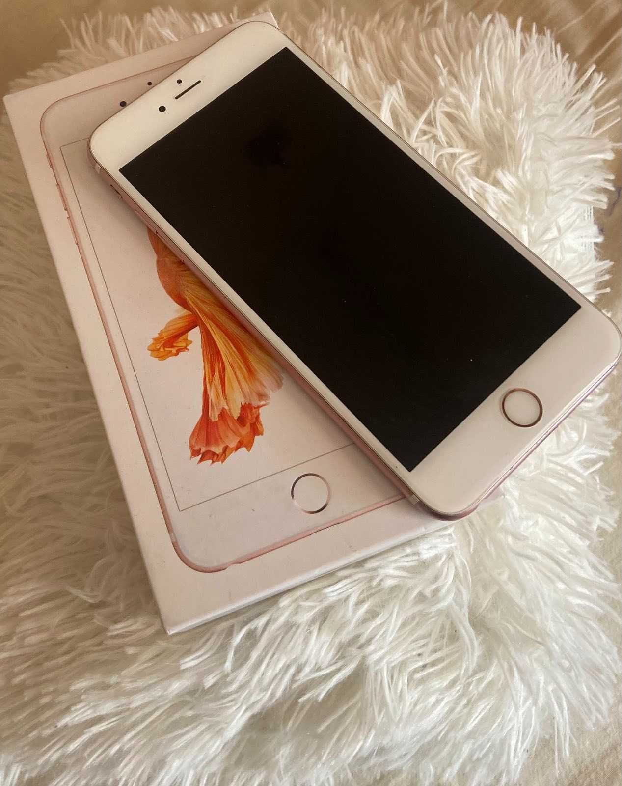 Iphone 6S plus 64GB rose gold + Оригинална кутия + Зарядно
