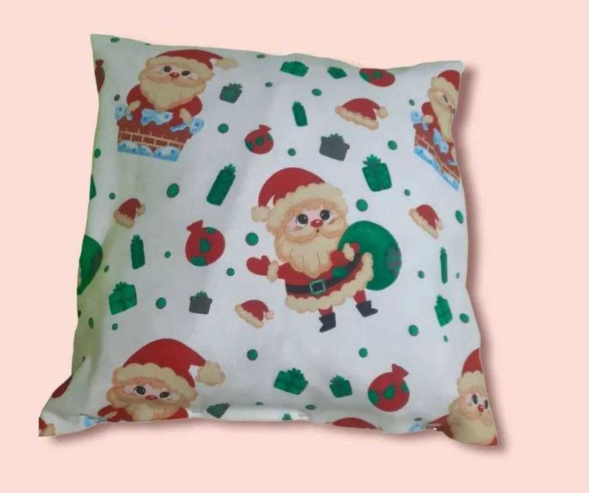 Новогодний чехол на подушки