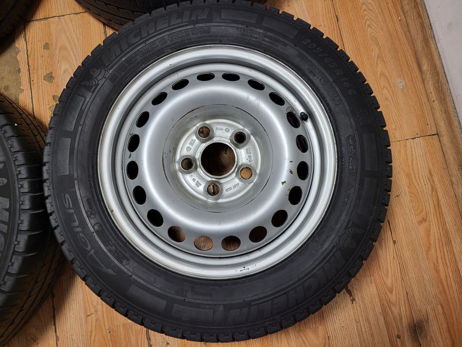 джанти 16" 5х120 Vw Transporter T5 T6 с гуми 205/65R16 C Michelin