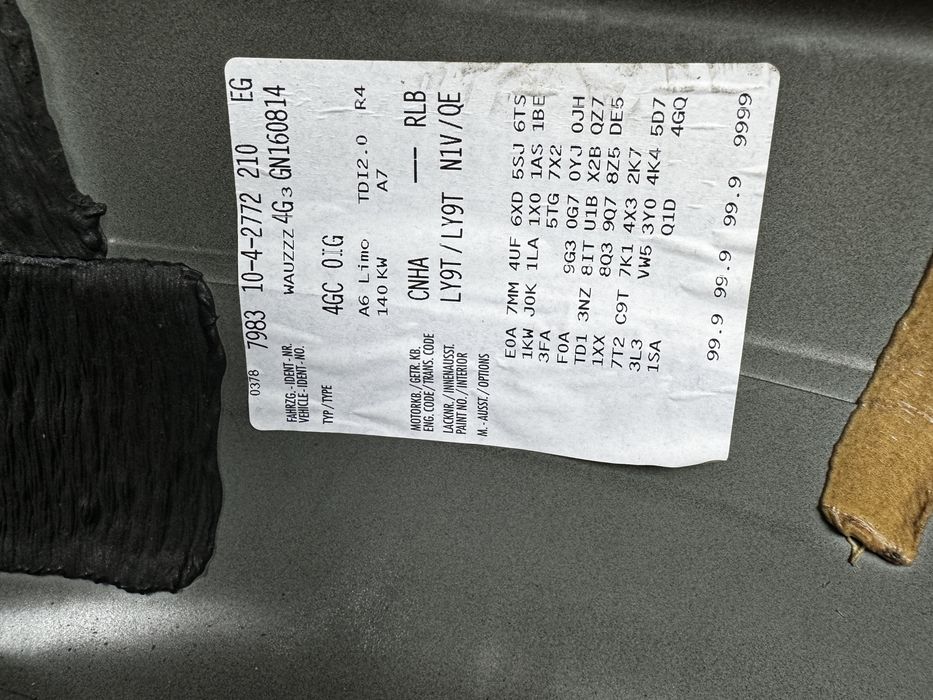 Dezmembrez audi a6 c7 s line facelift 2016 CNH RLB Matrix led