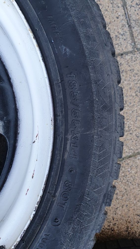 Jante cu anvelope 185/55 r14 si 155/75 r13