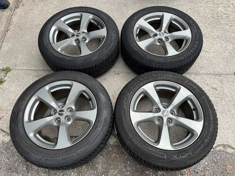 Джанти със зимни гуми Goodyear 235/55/17 от Форд/Ford Куга/Kuga!