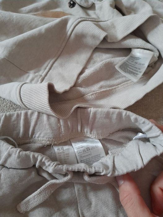 compleu H&M set pantaloni + bluza H&M marime 86, 12 18 luni
