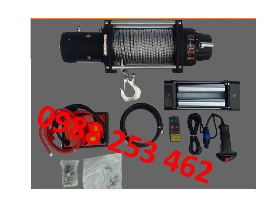 Лебедка за джипове 13 500 LB winch 12 V - 6136 кг.