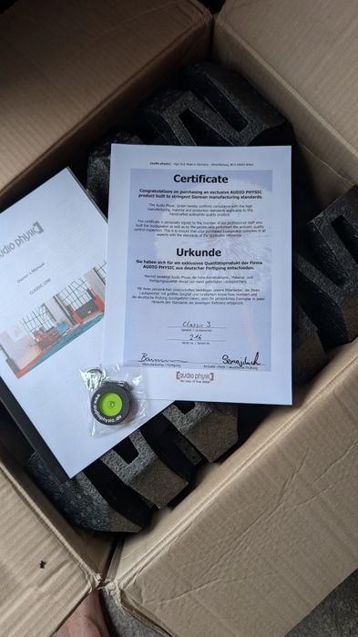 Audio physic clasic 3 ( schimb) boxe raft de top , că noi