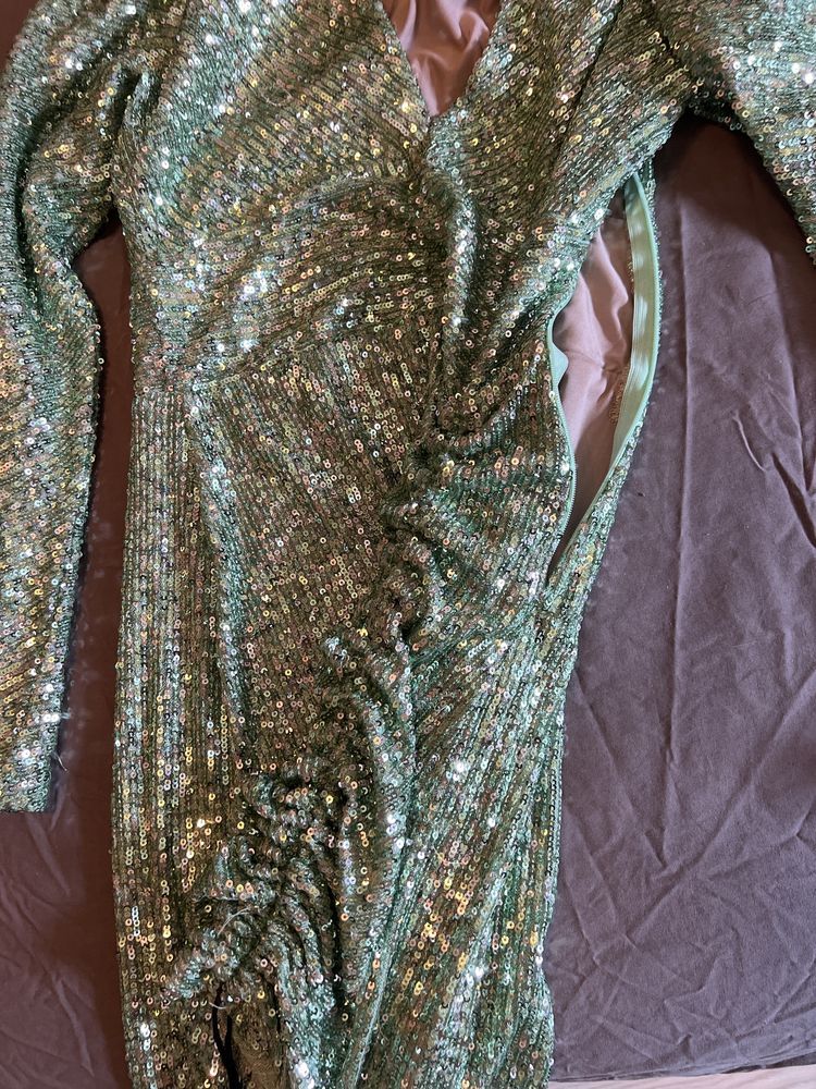 Рокля с пайети Nikole collection xs