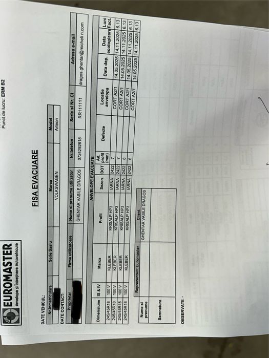 Set anvelope iarna 245/45/R18