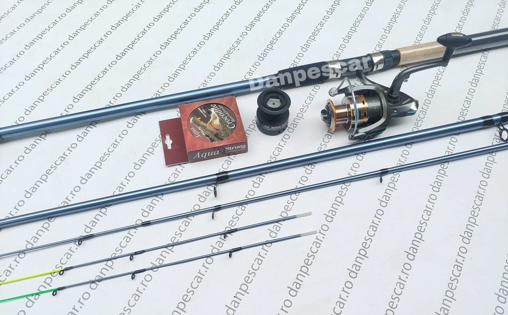SET Lanseta ROBINHAN KOMODO Feeder 3.90m+Mulineta FL EFB4000+150m fir
