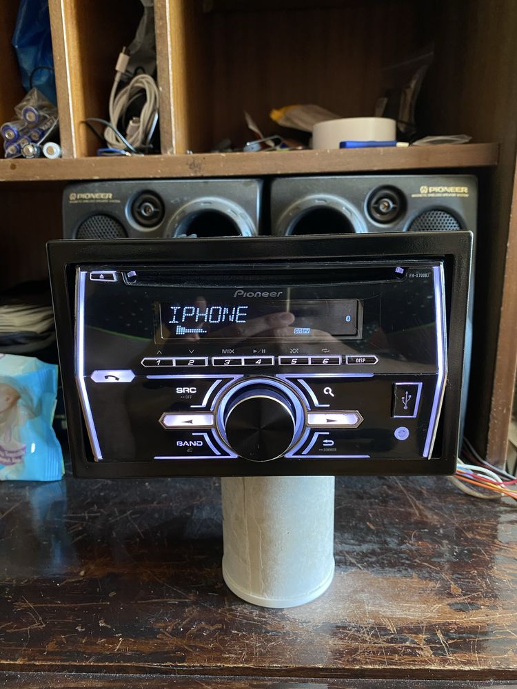 Pioneer FH-X700BT - ДВОЕН ДИН- BLUETOOTH USB CD радио плеър за кола сд