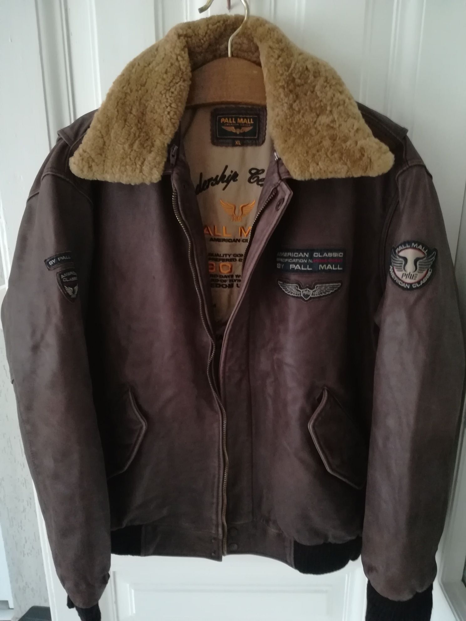 Geaca piele Pall Mall xl aviator bărbați
