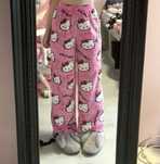Pantaloni de pijama cu Hello Kitty