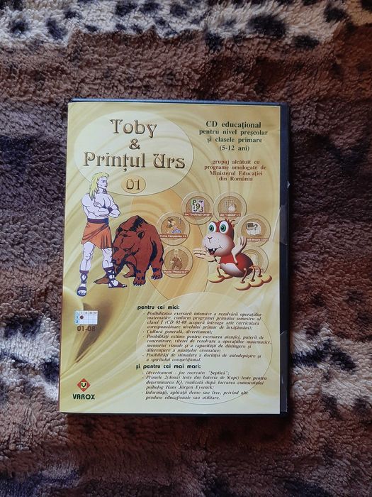 CD educațional toby & prințul urs nou