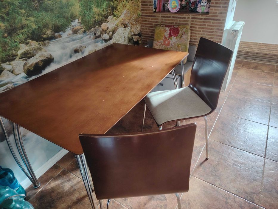 Mobila Bucatarie cu ghiuveta dubla Franke, masa si scaune