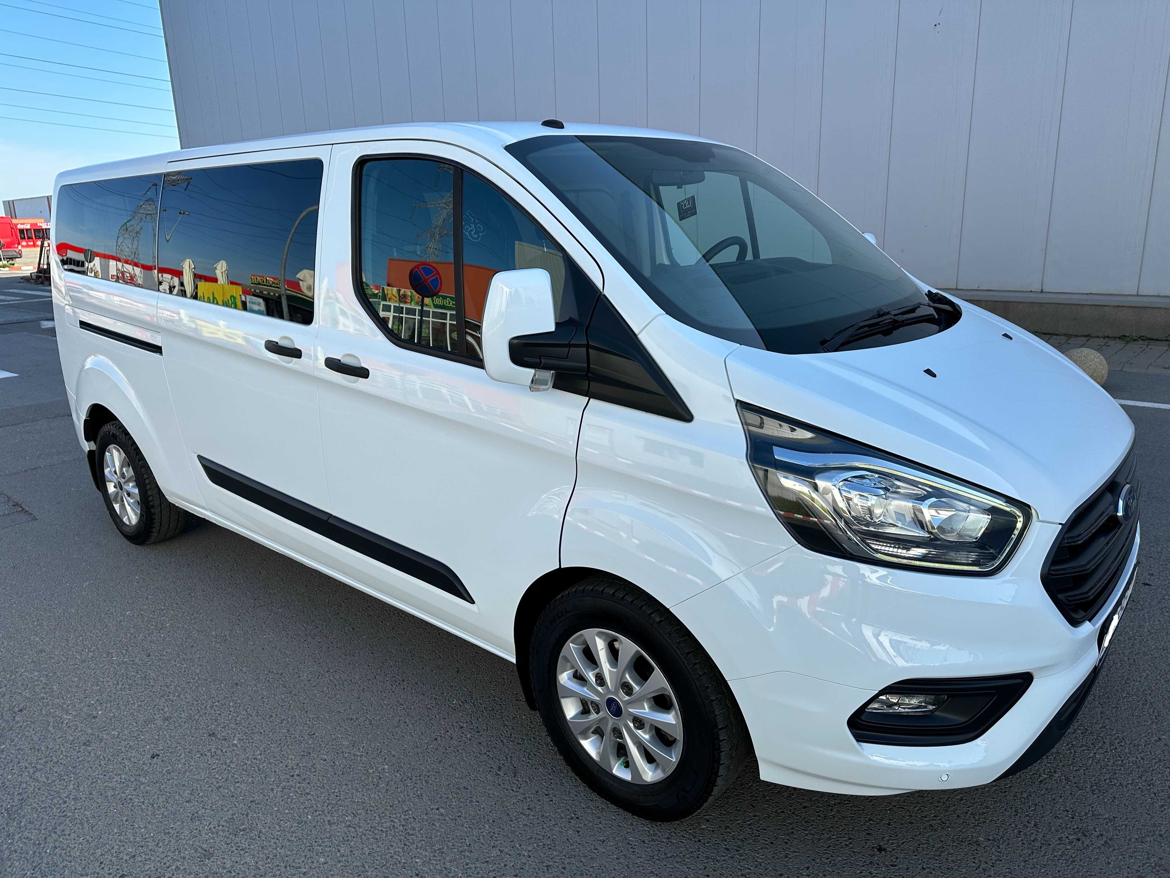 Ford Transit 2019-2.0 d-9 locuri-ac fata/spate- extra lunga-IMPECABILA