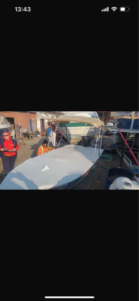 Barca de aluminiu Motocraft model Fishxl