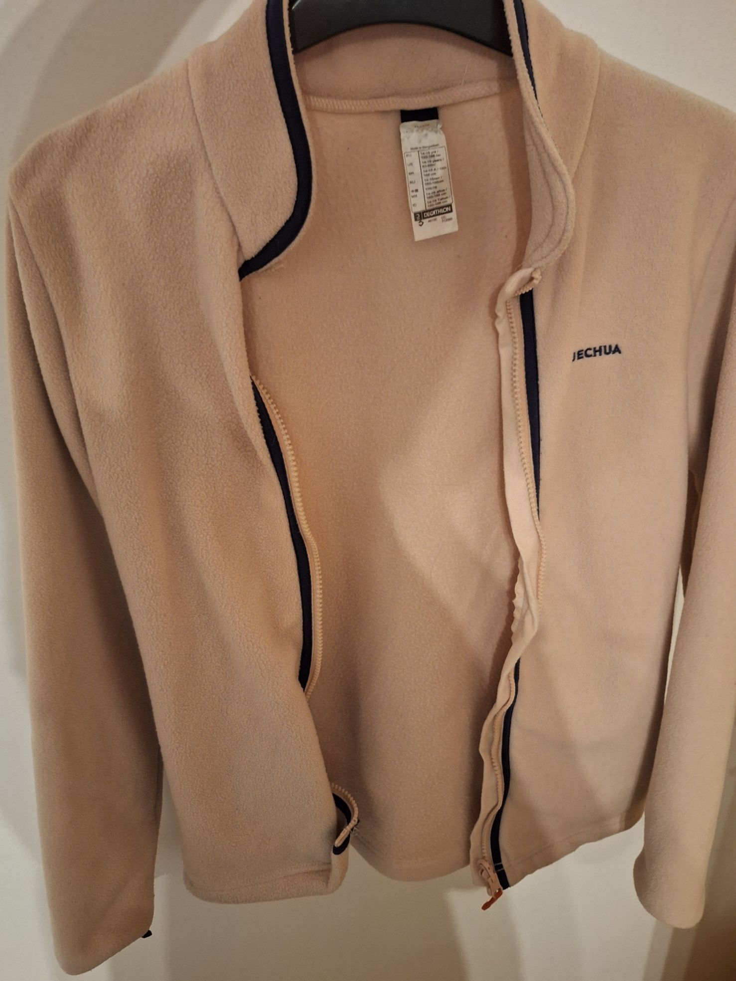 Hanorac Quechua Decathlon, material polar, 14- 15 ani